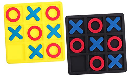 Generisch 2 Kisten Xo Schach Kartenspiel Digitaler Spieltisch Taktiles Rätsel Brettspiele Tic-Toe-Spiel Spiel Für Kinderspiele Jumbo-Spiel Takte Umweltfreundlicher Kunstharz