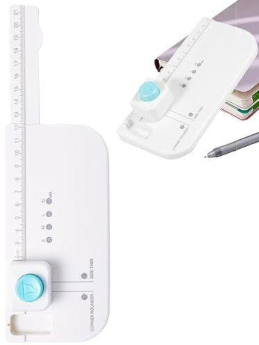 Lainiaoly File Tab Craft Punch, File Tag Tab Puncher, Label Tag Cutter, Scrapbooking Supplies, Tab Punch Board Für Scrapbooking, Planner Inserts, Bullet Journals