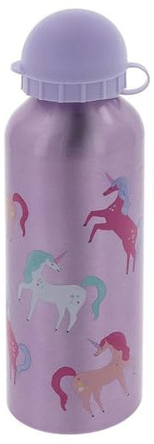 HOX 500ml Stainless Steel Water Bottle – Single Wall, Flip-Top Lid, Leak-Proof, Lightweight & BPA-Free, Ideal for Travel, Gym, Sports, and Everyday Use Unicorns