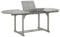 Myheimly Gartentisch Grau 200x100x75 cm Massivholz Akazie
