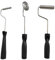 Rouleau en fibre de verre - Ensemble de 3 outils pour applicateur de résine | Rouleau pour stratifié en alliage d'aluminium, dissolvant de bulles de résine époxy, kit d'outils pour couches composites,