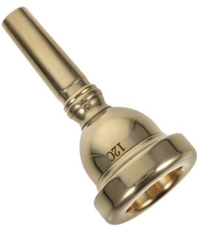Kisangel Posaunen-mundstück Aus Metall Silberne Goldene Blasinstrumenten-zubehörteile Für Anfänger Und Profis Langlebige Konstruktion Praktische Anwendung Hervorragende Klangqualität