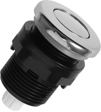 Homoyoyo Interruptor Neumático De Aire Resistente Salpicaduras Para Botón Pulsador De Desechador De Basura Motor De Bañera y Spa Control Fiable Para Entornos Húmedos