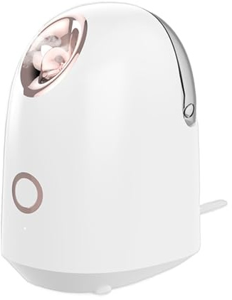 Moreeulsi Professioneller Gesichtsdampfer, Gesichtszerstäuber, Dampf-Gesichtsbefeuchter, tragbar, Porenreinigung, beruhigendes Gerät für Männer und Frauen