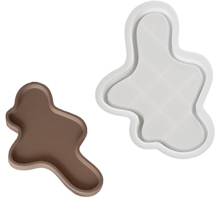 Vielseitiges, großes, ovales Tablett, stabile Silikonformen, Wohnaccessoire zum Basteln von Harz- und Betonschalen, einfach zu verwendendes Schmuckgießen