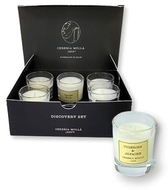 Cereria Mollá Duftkerzen Kennenlernset Discovery Set, 6 Duftkerzen im Miniformat (Set 2)