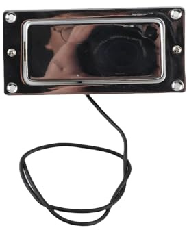 LiebeWH Humbucker-Tonabnehmer für E-Gitarre, Hals und Steg, Mini-Humbucker aus Zinklegierung mit Keramikmagnet, 6,5-k-Widerstand für Verbesserten Klang und Einfache Installation