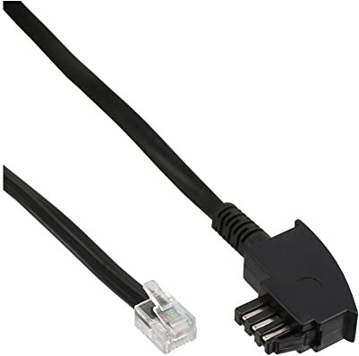 InLine 18813 TAE-N Anschlußkabel, TAE-N zu RJ11 (6P4C), 3m