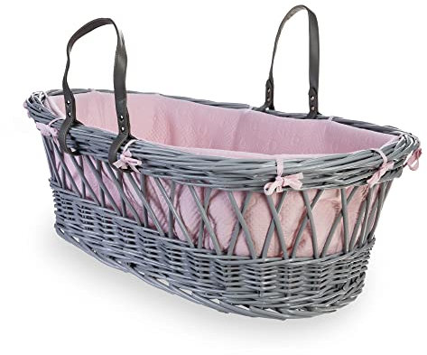 Clair de Lune Wicker (Cotton Candy Pink/Grau)