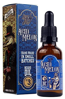 HEY JOE - Beard Oil Nº3 ACID MELON 30ml | Aceite para barba30ml con ARGÁN, JOJOBA y MACADAMIA. Aroma a MELÓN