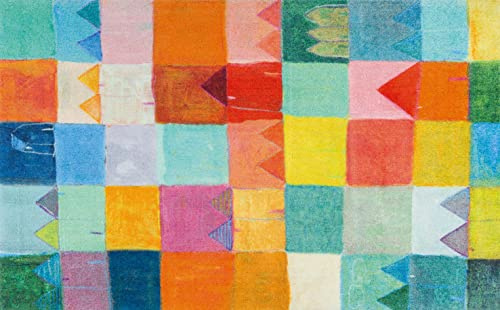 Wash+Dry 020335 Door Mat, Polyamide, Multi-Colour, 110 x 175 cm