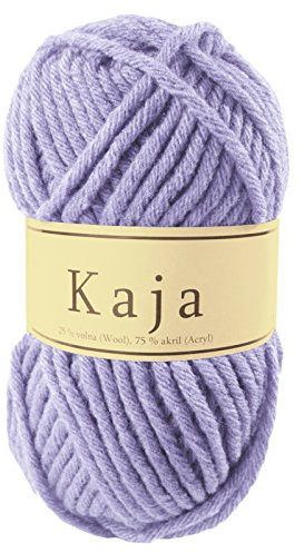 100g Mützenwolle/Jackenstrickgarn KAJA, 25% Wolle, verschieden Farben
