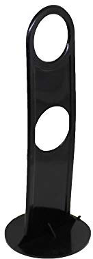 Fitness Health Marker Saucer Cones with Black Carry Stands - Suitable For Agility, Footwork, Rugby, Football, and Hockey Training - Indoor/Outdoor Use - dimensions 6cm circumference 18.5cm in height
