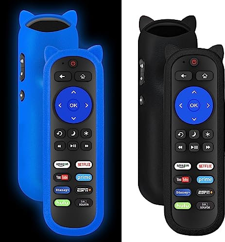HU-RCRUS-20 Remote for Hisense Roku TV 4K Smart TV Remote Control with Yellow Remote Cover