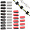 Confezione da 40 strisce autoadesive LED Staffa di montaggio Clip per staffa, Cavo Organizer per fissaggio Fissaggio per cavo Supporto per morsetto per gestione dell'ufficio del veicolo Home Camp