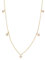 XENOX® | Krappe Halskette - Damen Halskette aus hochwertigem 925/- Sterlingsilber mit Zirkonia Steine | XS2036G