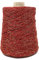 Rocca 500 grammi 850 metri per Lavoro a Maglia e uncinetto Ferri 5-6 Misto Cotone Viscosa Lurex made in italy alta qualità (Rosso Dorato)