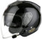 Casque Jet Moto Bluetooth ECE Homologué Casques de Moto électrique Scooter avec Double Visière Casque avec Haut-Parleur Intégré pour Une Réponse Automatique D,L