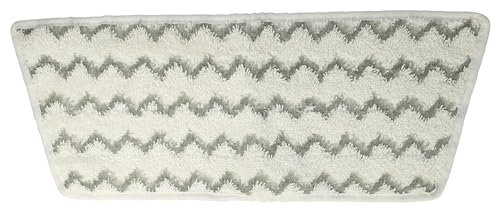 vhbw Wischbezug kompatibel mit Vileda Steam XXL Dampfreiniger, Dampfmop - Mikrofaser Grau Weiß