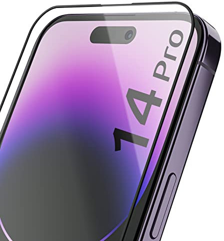 2 x se® für iPhone 14 Pro für Panzerglas - aus Deutschland 100% Passgenau mit Installationshilfe, kompatibel mit iPhone 14 Pro Schutzfolie Schutzglas, Anti- Kratzer 9H Härte HD-Klar 100% Funktion
