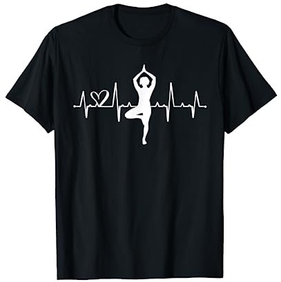 Yoga Geschenke Unisex-Erwachsene Yoga T-Shirt Schwarz Small Klassisches Rundhals-Unisex-T-Shirt mit Halbärmeln