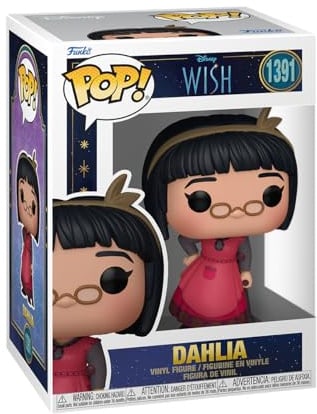 Funko POP! Disney Wish - Dahlia | Official Cartoon/Animation Merch - Collectable Vinyl Figurine for Shelf Display - Birthday Gift Idea for Fans and Collectors