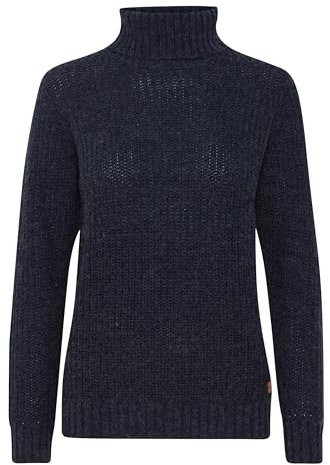OXMO OXNanna Strickpullover Damen, XL, Total Eclipse Melange (1940101)