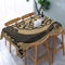 Rechteckige Tischdecke Die Nordischen Runen des Alten Skandinavischen Musters Der Wikinger Wachstuch Wetterfeste Tischwäsche Pflegeleicht Wachstuchtischdecke Für Indoor Garten Picknick,137X183cm