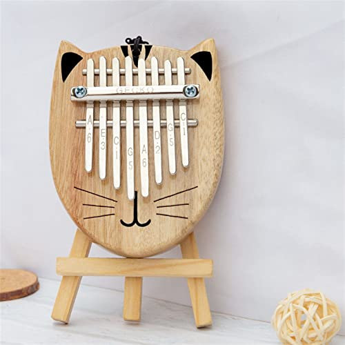 Anfänger Kalimba 8 Tasten Kalimba Mahagoni Daumenklavier Tastatur Musikinstrument (Color : D)