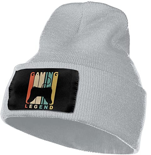 874 Beanie Mütze Gaming-Legende Beanie Hat Unisex Cuffed Hats Weich Strickmütze Für Running Skifahren Wandern