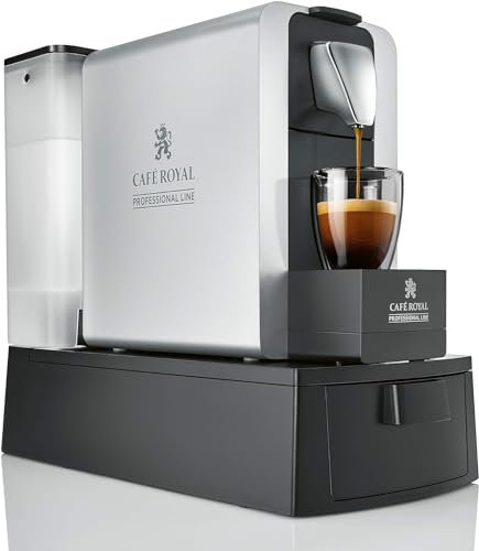 Café Royal Pro - Machine à Café Compact Pro 3L - Compatible Uniquement avec Capsules Café Royal Pro - 48 Capsules Offertes
