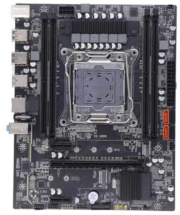 Computer-Motherboard LGA 2011-3 CPU 4 DDR4 USB3.0 SATA3.0 PCIE M.2 Gaming Mainboard, Unterstützt E5 2678 2680 V3 V4 CPU, DDR4 128G RAM, USB 3.0-Anschlüsse, Kompatibilität