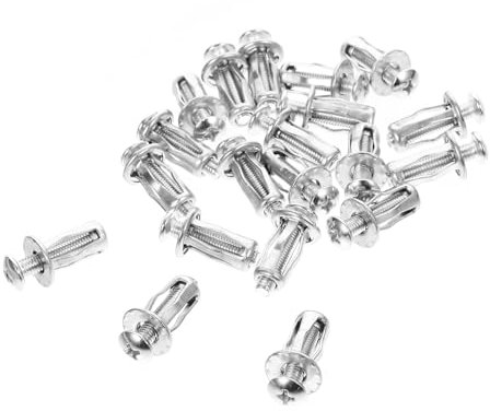 INOOMP 20sets Viti Per Fissaggio Cavo Con Dadi Espandibili Hollow Per Ancoraggi Di Porte e Pareti Facile Installazione e Riutilizzabili