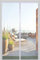 Fliegengitter Balkontür 90x230 cm,Magnet Fliegengitter Tür,Fliegenvorhang Terrassentür Magnete Türe Ohne Bohren, Fliegennetz Balkon Insektenschutz Tür,Leistungsstarke Magnete Dichtung,Weiß