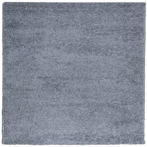 Kangmusi Teppich Shaggy Hochflor Modern Blau 240x240 cm,375328kangmusi