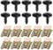 WASQUBKS Compatible for VW Audi A1 A3 A4 A5 Q5 Q7 TT Seat 4,8 x 16 mm, Cache Moteur, Protection Contre Les éclaboussures, Passage de Roue, vis Torx, Clip de Fixation.(Set B - 20Pcs)