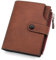 GOUNNU Portefeuille Homme en Cuir avec Poche à Monnaie Porte Monnaie Homme RFID Blocage Portefeuille pour Homme Vertical avec Fermeture à Glissière et 15 Emplacements pour Cartes de Crédit