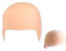 AOYEGIC Glatzenkappe,Latex Glatze Perücke Kappe,Perückenkappen,kahle Kopfbedeckung,Glatzenhut,Halbglatze Hut,Falschen Funny Glatzkopf Haarreif Cap,für Erwachsene Cosplay Halloween-Karnevalskostüme