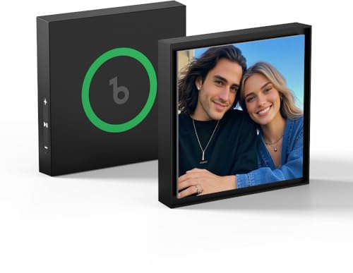 Custom Music Fridge Magnet Personalised Gifts for Women Men Spotify Plaque Magnetic Photo Frames for Fridge Valentines Wedding for Him Her Wife Husband Couple