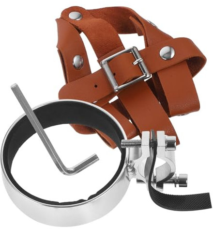 ibasenice 1 Set Portabottiglie in pelle Reggiabottiglia retrò portabevande da esterno Porta bottiglia d'acqua portabottiglie manubrio bici portabottiglie decorativo per bici bici pu
