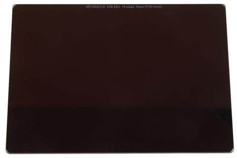 Filtro ND Quadrato, Filtro a densità Neutra Resistente Ai Graffi 4x5.65in per la Fotografia (ND1000)
