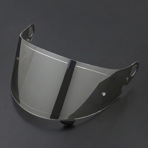 UYTKTN Motorradhelm Visier Linse Helm Brille für SHOEI Glamster, Motorradhelm Gläser Verspiegelt Helmvisier Getöntes Visier, Motorrad Windschutz Helmlinse,B Aurora Silver