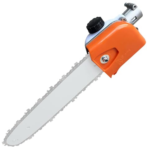 Pole Saw Gear Head Assembly, Replacement Chainsaw Gearbox for Hedge Trimmers, Tree Cutters, Pruners [24mm - 7 Teeth]