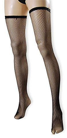 Bristol Novelty Stylish Black Fishnet Stockings (1 Pair) - Perfect Accessory for Hosiery, Party Nights, & Casual Days Halloween