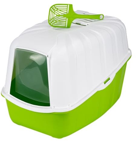 MPS Komoda, Toilette per gatti, chiusa completa di filtro e paletta, Colori assortiti