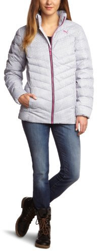 Puma Active Down - Piumino da Donna Bianco - Rosa Viola - Ginham L