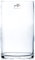 Glasvase CYLI Glas Vase Tischvase Blumenvase Zylinder 20 cm