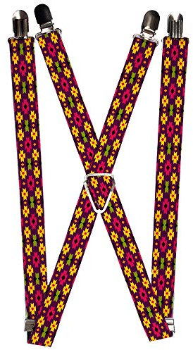Buckle-Down Damen Suspender-Navajo Hosentrger, Mehrfarbig, Einheitsgröße