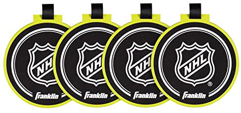 Franklin Sports Schießziele Hockey Zielscheiben, Schwarz/Neongelb, Einheitsgröße