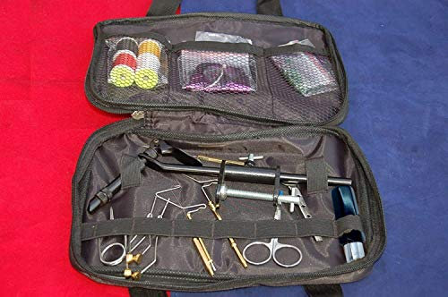 HDmirrorR Fliegenbinden Kit mit Schraubstock, Whip Finisher, Bodkin, Zange